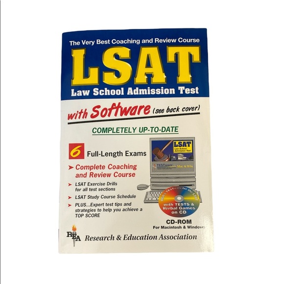 Research and Education Association LSAT book and CD 2004 book - Picture 1 of 5